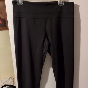 CAbi Black Leggings with Matte Finish and Elastic Waistband